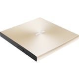 ASUS SDRW-08U8M-U lettore di disco ottico DVD±RW Oro, masterizzatore DVD esterno oro/Nero, Oro, Vassoio, Orizzontale, Desktop/Laptop, DVD±RW, CD-R, CD-RW, DVD+R, DVD+R DL, DVD+RW, DVD-R, DVD-R DL, DVD-RW