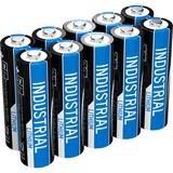 Ansmann 1502-0005 batteria per uso domestico Batteria monouso Stilo AA Litio Batteria monouso, Stilo AA, Litio, 1,5 V, 10 pz, Nero