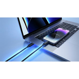 Ansmann Cavo dati e di ricarica USB Tipo-C a Tipo-C Nero