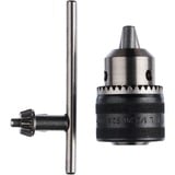 Bosch 1 608 571 062 mandrino, Chuck Metallo, Nero, Acciaio inox