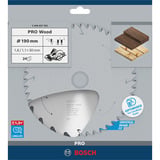 Bosch 2 608 837 708 lama circolare 19 cm 1 pz, Lama per sega Legno, 19 cm, 3 cm, 1,1 mm, 7900 Giri/min, 1,6 mm