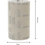 Bosch Expert Abrasivo a rete in rotolo M480, Foglio abrasivo Rotolo di carta vetrata, Grana extra fine, P220, Lavoro di finitura, Sverniciatura, Legno, Beige