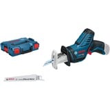 Bosch Sega a gattuccio a batteria Bosch GSA 10,8 V-LI, Scambiarsi sega blu/Nero, 8 V-LI Professional, Nero, Blu, 1,45 cm, 6,5 cm, 5 cm, Batteria, Ioni di Litio