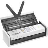 Brother ADS-1800W Scanner ADF 1200 x 1200 DPI A4 Bianco, Input scanner grigio, 215,9 x 355,6 mm, 1200 x 1200 DPI, 20 ppm, Scanner ADF, Bianco, LCD