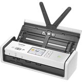 Brother ADS-1800W Scanner ADF 1200 x 1200 DPI A4 Bianco, Input scanner grigio, 215,9 x 355,6 mm, 1200 x 1200 DPI, 20 ppm, Scanner ADF, Bianco, LCD