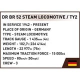 COBI Locomotiva a vapore DR BR 52 e semaforo ferroviario, Giochi di costruzione 