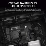 Corsair NAUTILUS 360 RS Ricondizionato, Raffreddamento ad acqua Nero