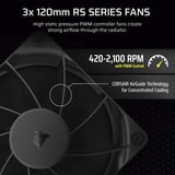 Corsair NAUTILUS 360 RS Ricondizionato, Raffreddamento ad acqua Nero