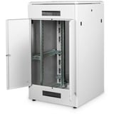 Digitus Armadio di rete Serie Unique - 800 x 800 mm (L x P), IT armadio grigio chiaro, Rack indipendenti, 26U, 800 kg, Lucchetti, Grigio