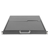 Digitus Console KVM LCD HD modulare con TFT 17" 8 porte HDMI, Switch KVM Nero