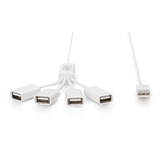 Digitus DA-70216, Hub USB bianco