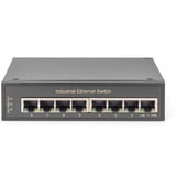 Digitus Rete Ethernet Gigabit 8 porte, Interruttore Nero