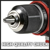 EINHELL Avvitatore a batteria professionale TP-CD 18/50 Li BL Solo, 18Volt, Trapano avvitatore rosso/Nero