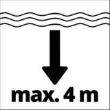 EINHELL GE-SP 18 LL Li (1x4,0Ah) 0,8 bar 4500 l/h, Pompe immersione e pressione rosso/Nero, 0Ah), Batteria, 0,8 bar, 4500 l/h, IPX8, Nero, Rosso