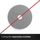 EINHELL Smerigliatrice angolare a batteria Power X-Change TE-AG 18/115-2 Li - Solo, 18 Volt rosso/Nero