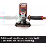 EINHELL Smerigliatrice angolare a batteria Power X-Change TE-AG 18/115-2 Li - Solo, 18 Volt rosso/Nero