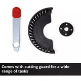 EINHELL Smerigliatrice angolare a batteria Power X-Change TE-AG 18/115-2 Li - Solo, 18 Volt rosso/Nero