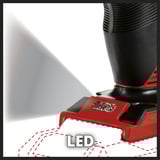 EINHELL TP-CD 18/50 Li BL Solo, Trapano avvitatore rosso/Nero