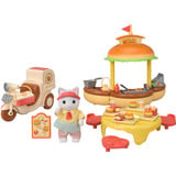 EPOCH Sylvanian Families - Chiosco mobile di hamburger con figura, Giochi di costruzione 