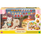 EPOCH Sylvanian Families - Chiosco mobile di hamburger con figura, Giochi di costruzione 