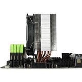 Enermax ETS-F40-FS sistema di raffreddamento per computer Processore Refrigeratore 14 cm Alluminio, Nero Refrigeratore, 14 cm, 1200 Giri/min, 23 dB, 74,33 pdc/min, 126,21 m³/h