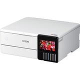 Epson EcoTank ET-8500, Stampante multifunzione grigio/Nero, Ad inchiostro, Stampa a colori, 5760 x 1440 DPI, A4, Stampa diretta, Bianco