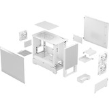 Fractal Design Pop Mini Air Mini Tower Bianco bianco, Mini Tower, PC, Bianco, micro ATX, Mini-ITX, Acciaio, Vetro temperato, Multi