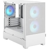 Fractal Design Pop Mini Air Mini Tower Bianco, Chassis Tower bianco, Mini Tower, PC, Bianco, micro ATX, Mini-ITX, Acciaio, Vetro temperato, Multi