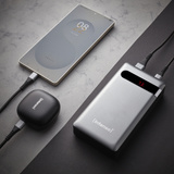 Intenso PD20000 Power Delivery Polimeri di litio (LiPo) 20000 mAh Antracite, Powerbank  grigio, 20000 mAh, Polimeri di litio (LiPo), Quick Charge 3.0, Antracite