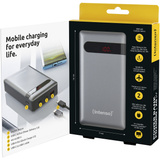 Intenso PD20000 Power Delivery Polimeri di litio (LiPo) 20000 mAh Antracite, Powerbank  grigio, 20000 mAh, Polimeri di litio (LiPo), Quick Charge 3.0, Antracite