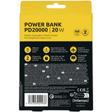 Intenso PD20000 Power Delivery Polimeri di litio (LiPo) 20000 mAh Antracite, Powerbank  grigio, 20000 mAh, Polimeri di litio (LiPo), Quick Charge 3.0, Antracite