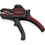 KNIPEX KP-1262180 Pinze crimpatrici, Pinza stripper Nero/Rosso, 151 g