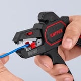 KNIPEX KP-1262180 Pinze crimpatrici, Pinza stripper Nero/Rosso, 151 g