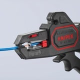KNIPEX KP-1262180 Pinze crimpatrici, Pinza stripper Nero/Rosso, 151 g