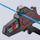 KNIPEX KP-1262180 Pinze crimpatrici, Pinza stripper Nero/Rosso, 151 g