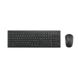 Kensington Set da scrivania wireless KM150 EQ, Set desktop Nero, Wireless, RF Wireless, Interruttore a chiave a membrana, QWERTZ, Nero, Mouse incluso