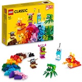 LEGO Classic Mostri creativi Set da costruzione, 4 anno/i, Plastica, 140 pz, 141 g