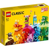 LEGO Classic Mostri creativi Set da costruzione, 4 anno/i, Plastica, 140 pz, 141 g