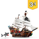 LEGO Creator Galeone dei pirati, Giochi di costruzione Set da costruzione, 9 anno/i, 1262 pz, 2,03 kg