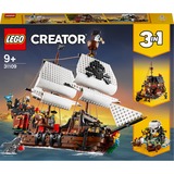 LEGO Creator Galeone dei pirati, Giochi di costruzione Set da costruzione, 9 anno/i, 1262 pz, 2,03 kg