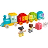 LEGO DUPLO Treno dei numeri - Impariamo a contare, Giochi di costruzione Set da costruzione, Plastica, 23 pz, 532 g