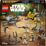 LEGO Star Wars 75431 Battle Pack 327° Star Corps di Clone Troopers, Giocattolo con 7 Personaggi e AT-RT, Idea Regalo 7+ Anni, Giochi di costruzione Giocattolo con 7 Personaggi e AT-RT, Idea Regalo 7+ Anni, Set da costruzione, 7 anno/i, Plastica, 258 pz, 260 g