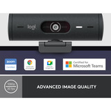 Logitech Brio 500, Webcam Nero