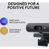 Logitech Brio 500, Webcam Nero