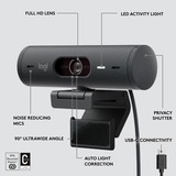 Logitech Brio 500, Webcam Nero