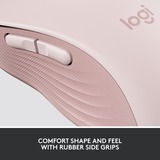 Logitech Signature M650 mouse Mano destra RF senza fili + Bluetooth Ottico 2000 DPI rosa, Mano destra, Ottico, RF senza fili + Bluetooth, 2000 DPI, Rosa