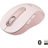 Logitech Signature M650 mouse Mano destra Wireless a RF + Bluetooth Ottico 2000 DPI rosa, Mano destra, Ottico, Wireless a RF + Bluetooth, 2000 DPI, Rosa