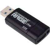 Patriot Supersonic Rage Lite unità flash USB 32 GB USB tipo A 3.2 Gen 1 (3.1 Gen 1) Nero, Blu Nero/Blu, 32 GB, USB tipo A, 3.2 Gen 1 (3.1 Gen 1), 180 MB/s, Lamina di scorrimento, Nero, Blu