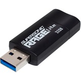 Patriot Supersonic Rage Lite unità flash USB 32 GB USB tipo A 3.2 Gen 1 (3.1 Gen 1) Nero, Blu, Chiavetta USB Nero/Blu, 32 GB, USB tipo A, 3.2 Gen 1 (3.1 Gen 1), 180 MB/s, Lamina di scorrimento, Nero, Blu