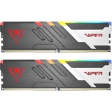 Patriot Viper RGB PVVR532G560C36K memoria 32 GB 2 x 16 GB DDR5 5600 MHz Data Integrity Check (verifica integrità dati) Nero/Bianco, 32 GB, 2 x 16 GB, DDR5, 5600 MHz